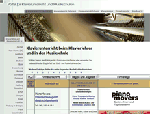 Tablet Screenshot of klavierunterricht.org